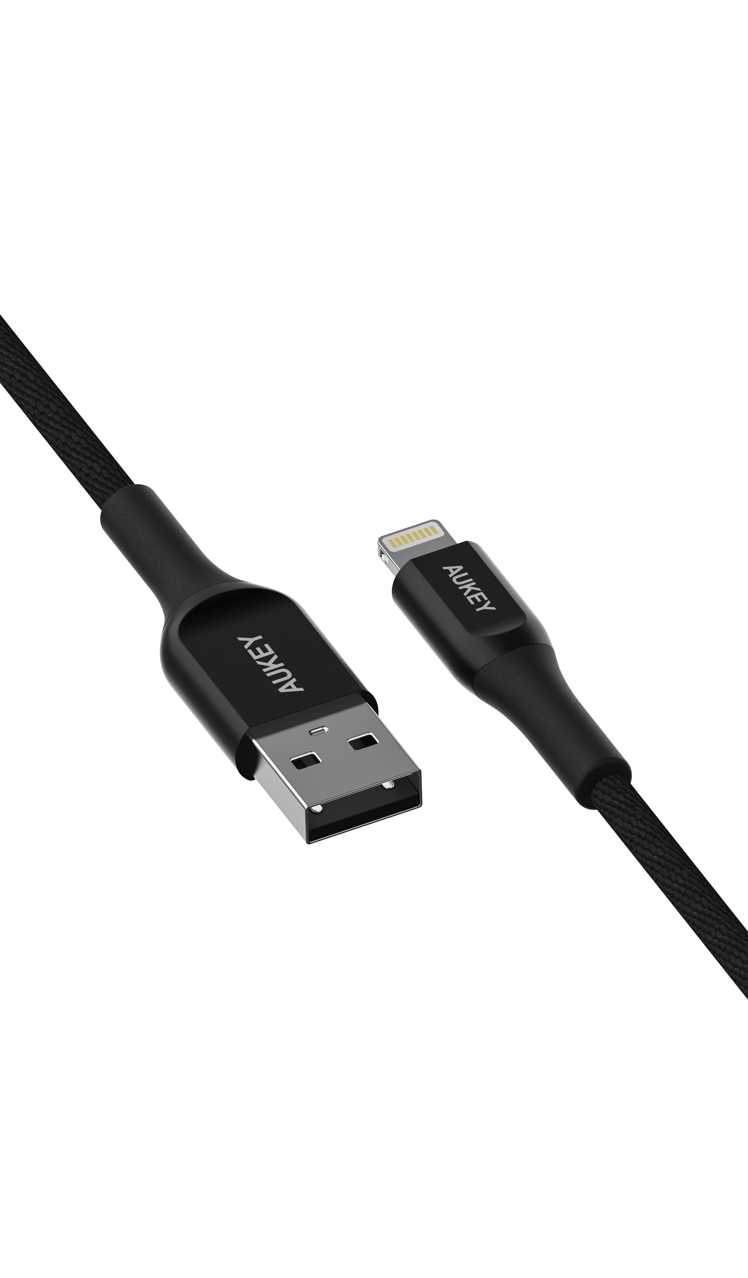 Aukey CB-AKL1 MFi Lightning Sync & Charge Kevlar Cable 1.2m - Black