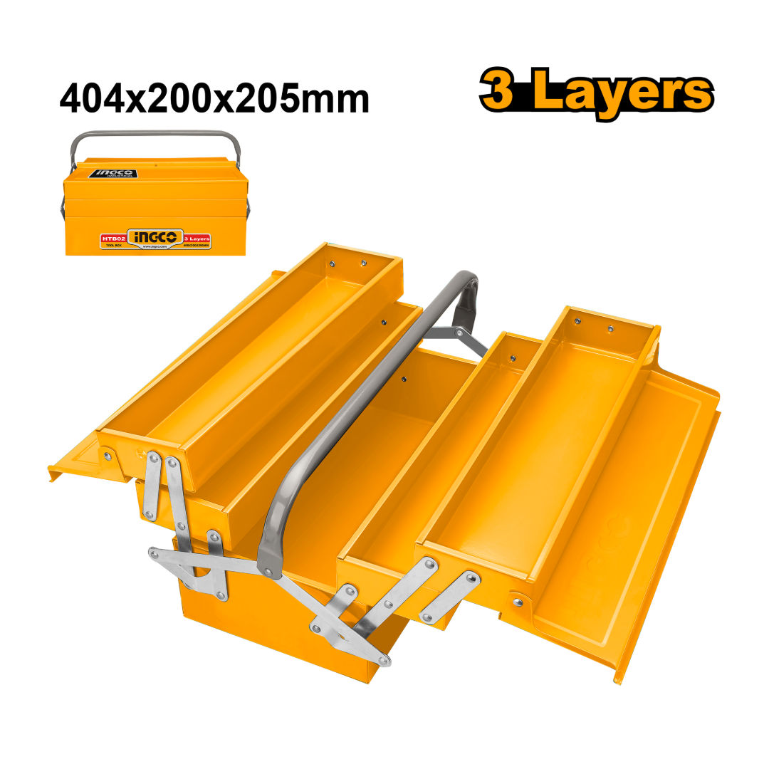 INGCO Tool Box, 3-Layer Steel Body