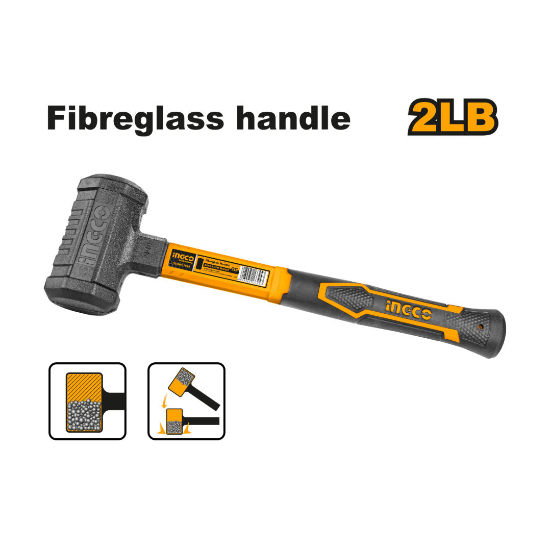 INGCO Sledge Hammer 2LB, Dead Blow Mallet