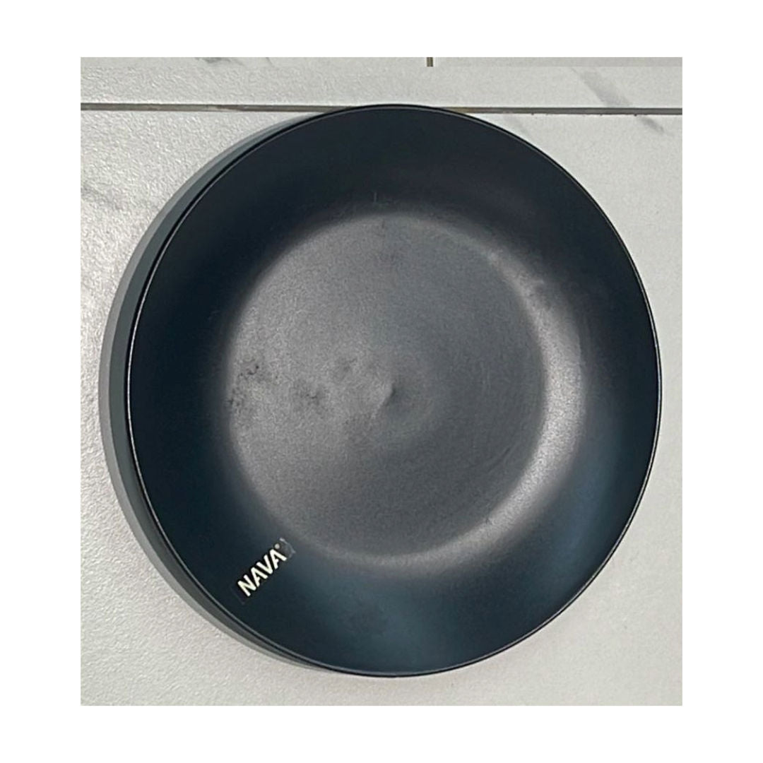 NAVA Stoneware Fruit Plate Soho, Black, 21cm