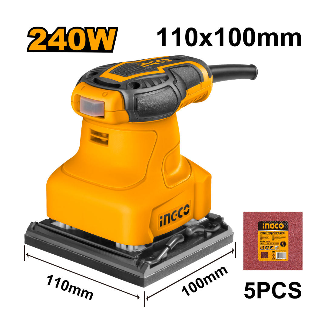 INGCO Palm Sander 240W, 14000rpm