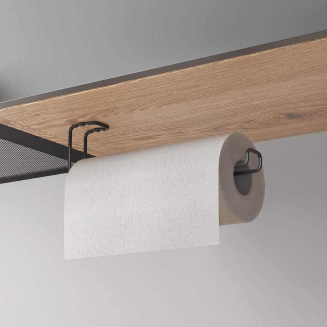 Metaltex Kitchen Roll Holder Papiro Lava Tabletop