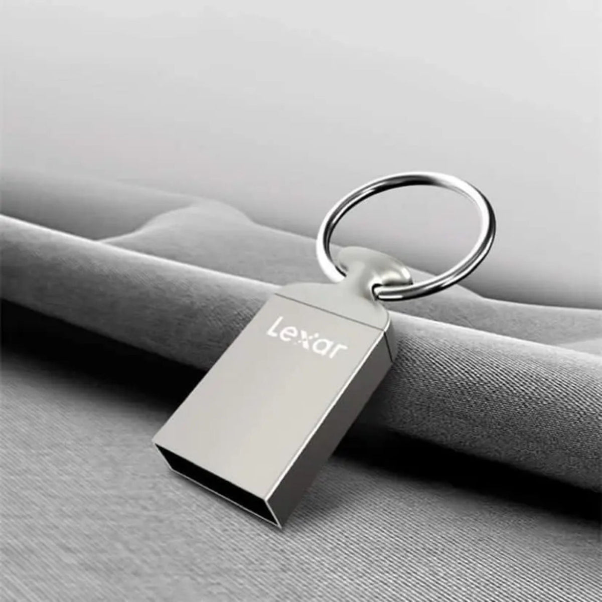Lexar JumpDrive M22 64GB USB 2.0 Flash Drive, Metal Capless Design, Light Gold