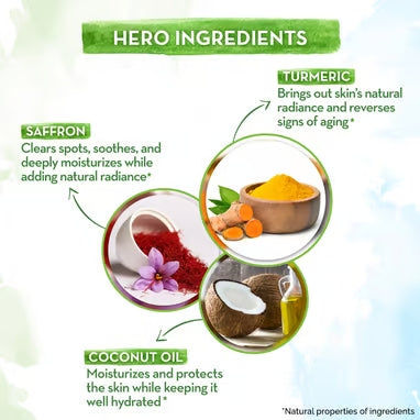 MAMAEARTH Ubtan Face Wash with Saffron and Turmeric 150 ml (2/pack)