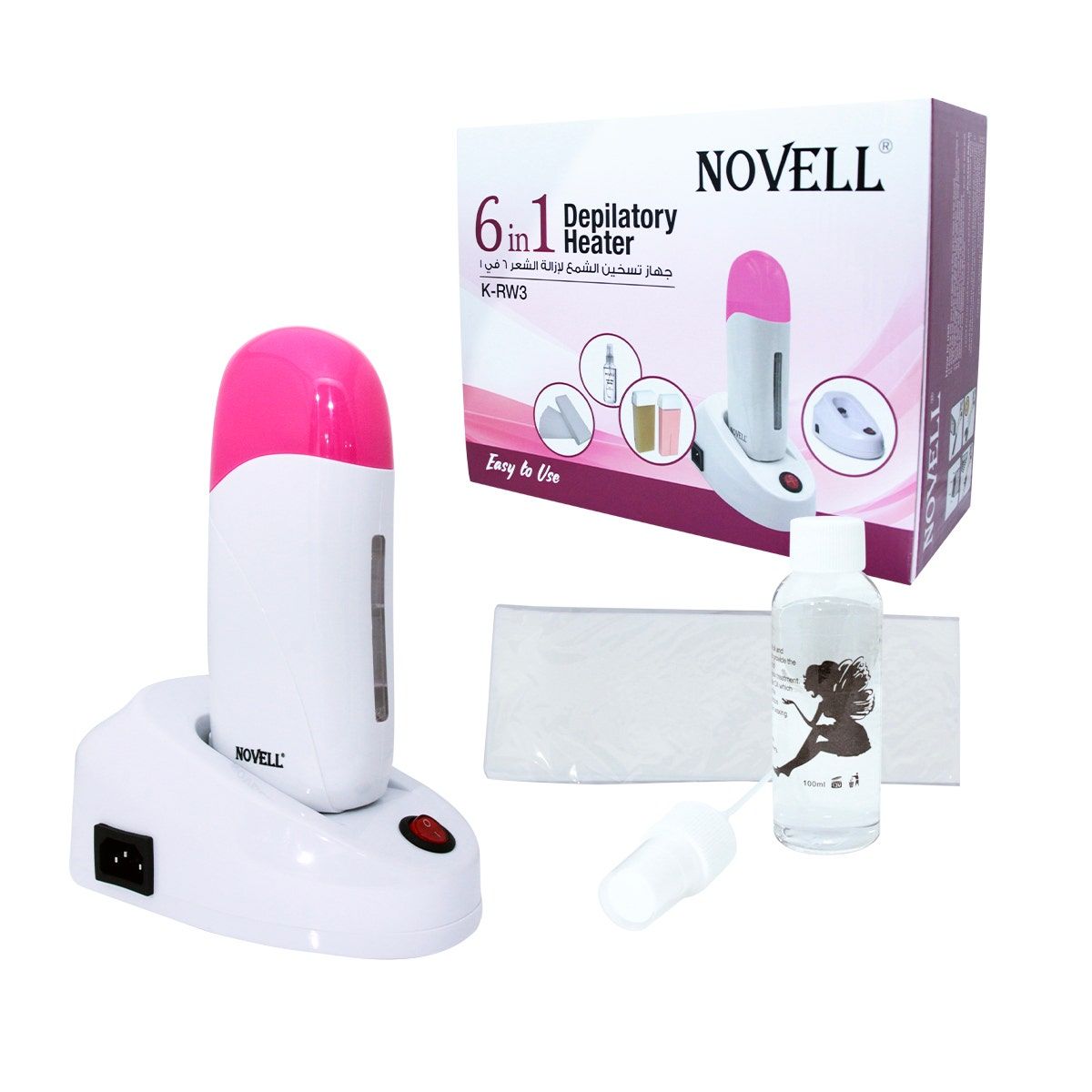 Novell Depilatory Waxing Kit, K-Rw3