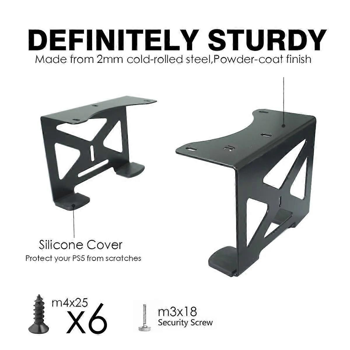 Under Desk Holder Mount for PS5 Disc & Digital Console Stealth Bracket