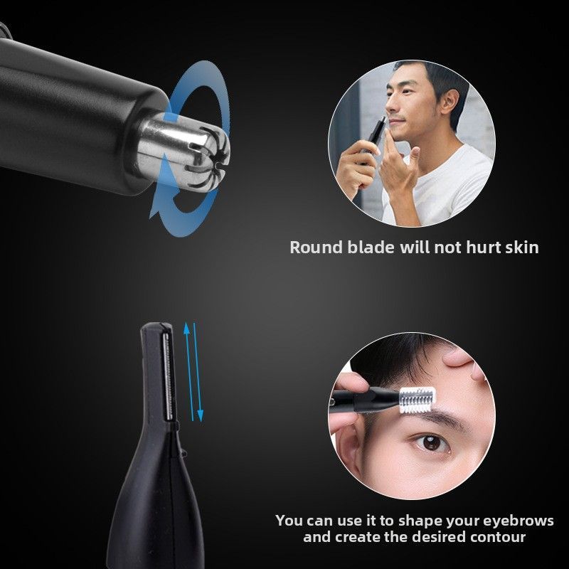 3-in-1 USB Nose Hair Trimmer Kit