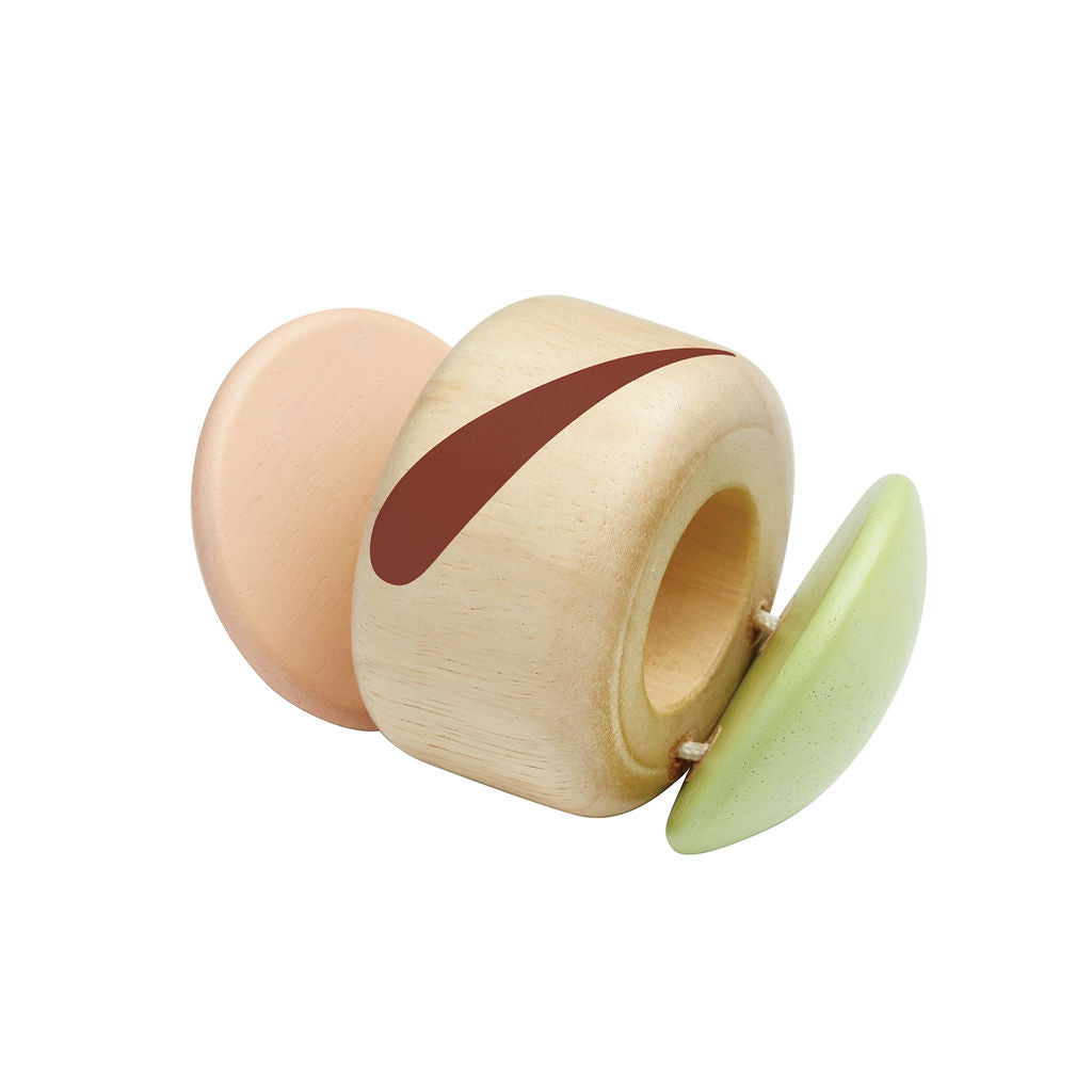 أسطوانة التصفيق من PlanToys — طراز ريفي عصري | لعبة خشبية للأطفال الرضع