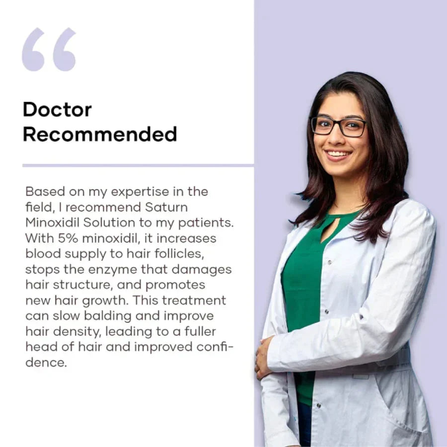 محلول موضعي GHC Saturn minoxidil 60 مل/2.0 FL OZ