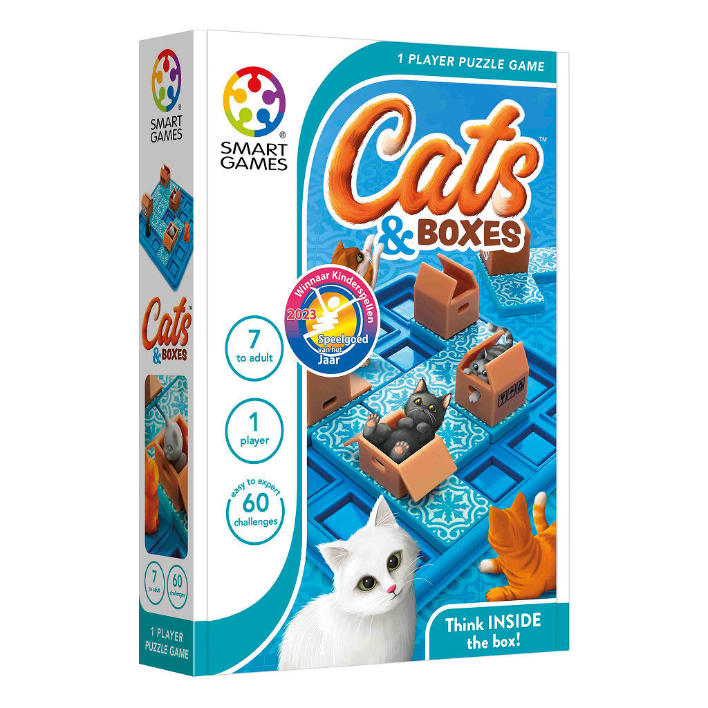 Smart Games Cats & Boxes — لعبة الألغاز التسلسلية