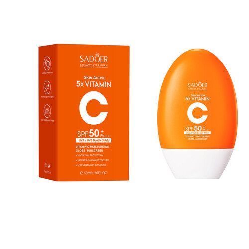 Vitamin C SPF 50+ Sunscreen Moisturizing UV Protection - 50ml