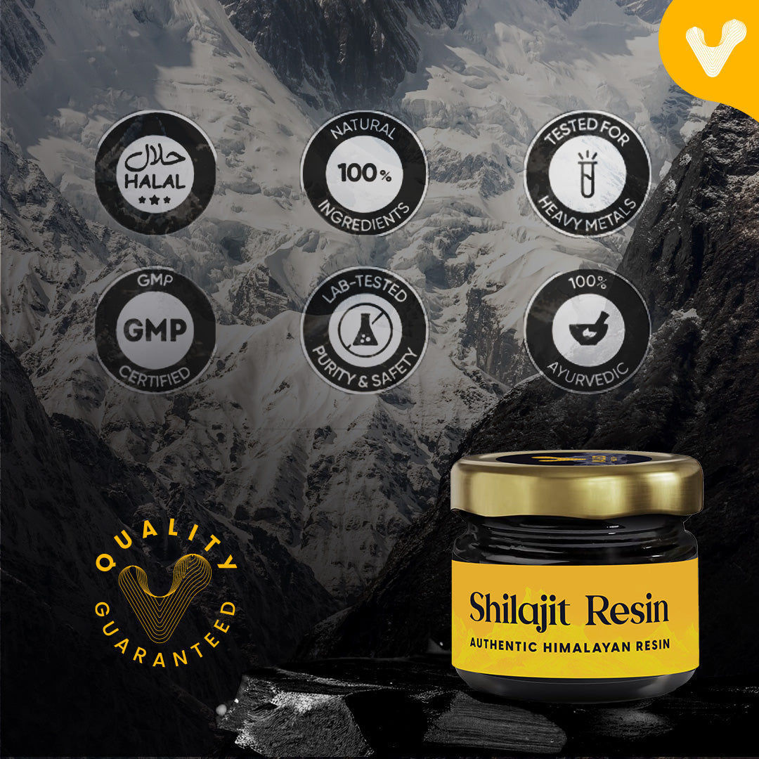 Mens Performance combo : Valeo Testo Plus and Shilajit Resin 20Gm