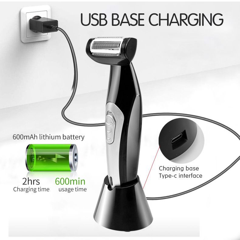 USB Foldable Back Hair Remover