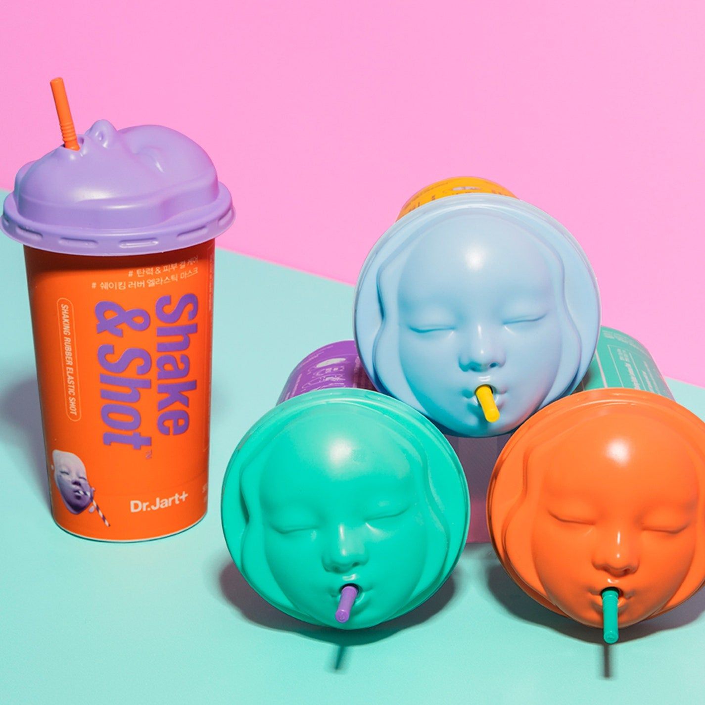 Dr. Jart+ قناع المطاط المرن الذي يُرجَّ - مجموعة من قطعتين