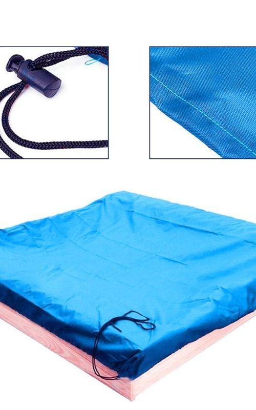 Sand Pit Sandbox Cover With Drawstring Waterproof UV Protection For Sandbox Outdoor