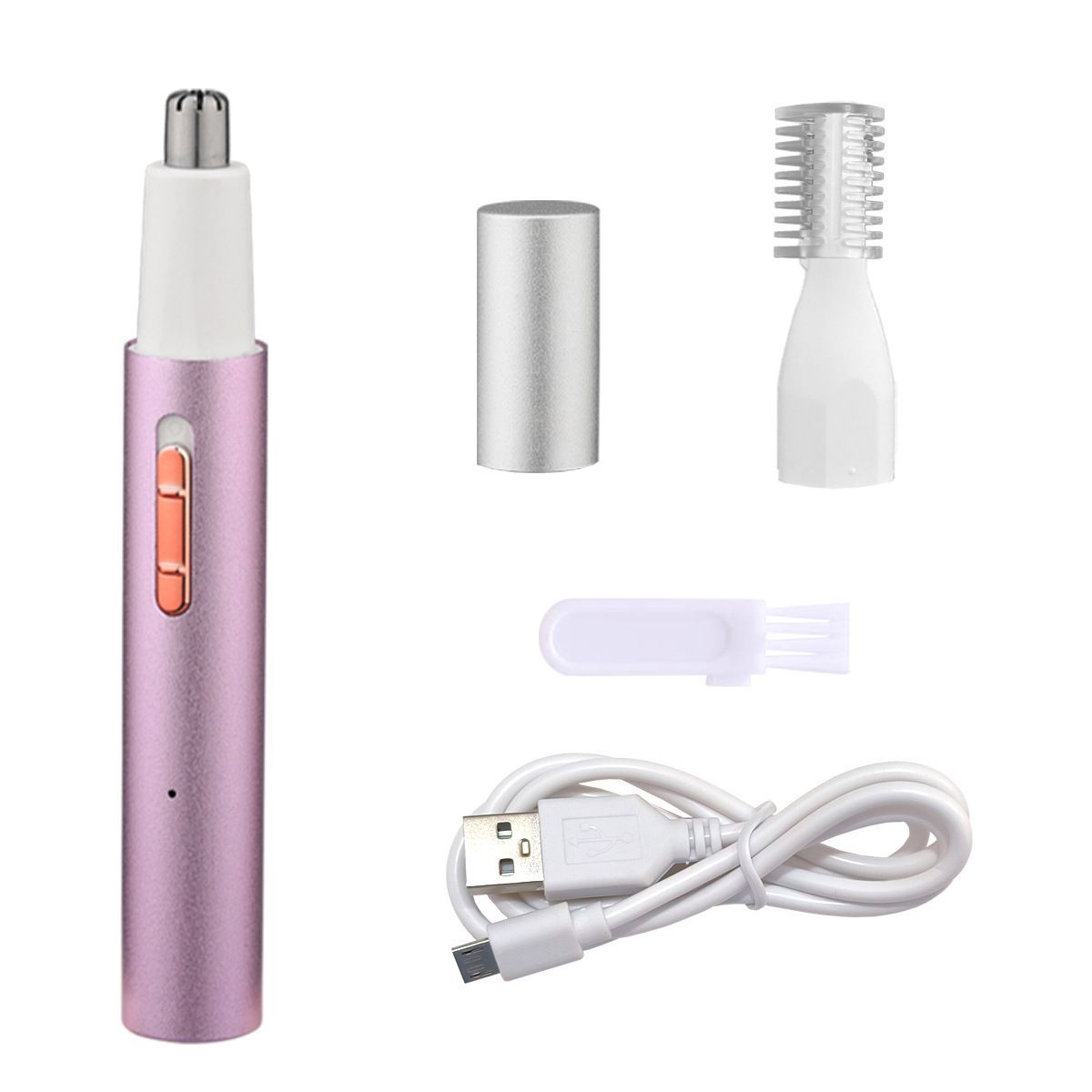 2-in-1 Nose Hair Trimmer with Digital Display