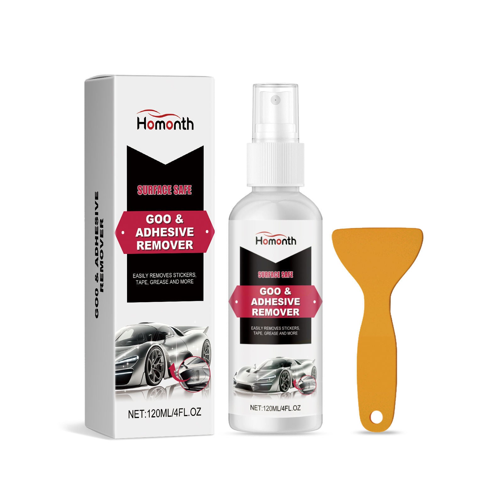 Best Car Glue Remover, Auto Adhesive Cleaner, Safe, Eco-Friendly, Fast-Acting ,1set