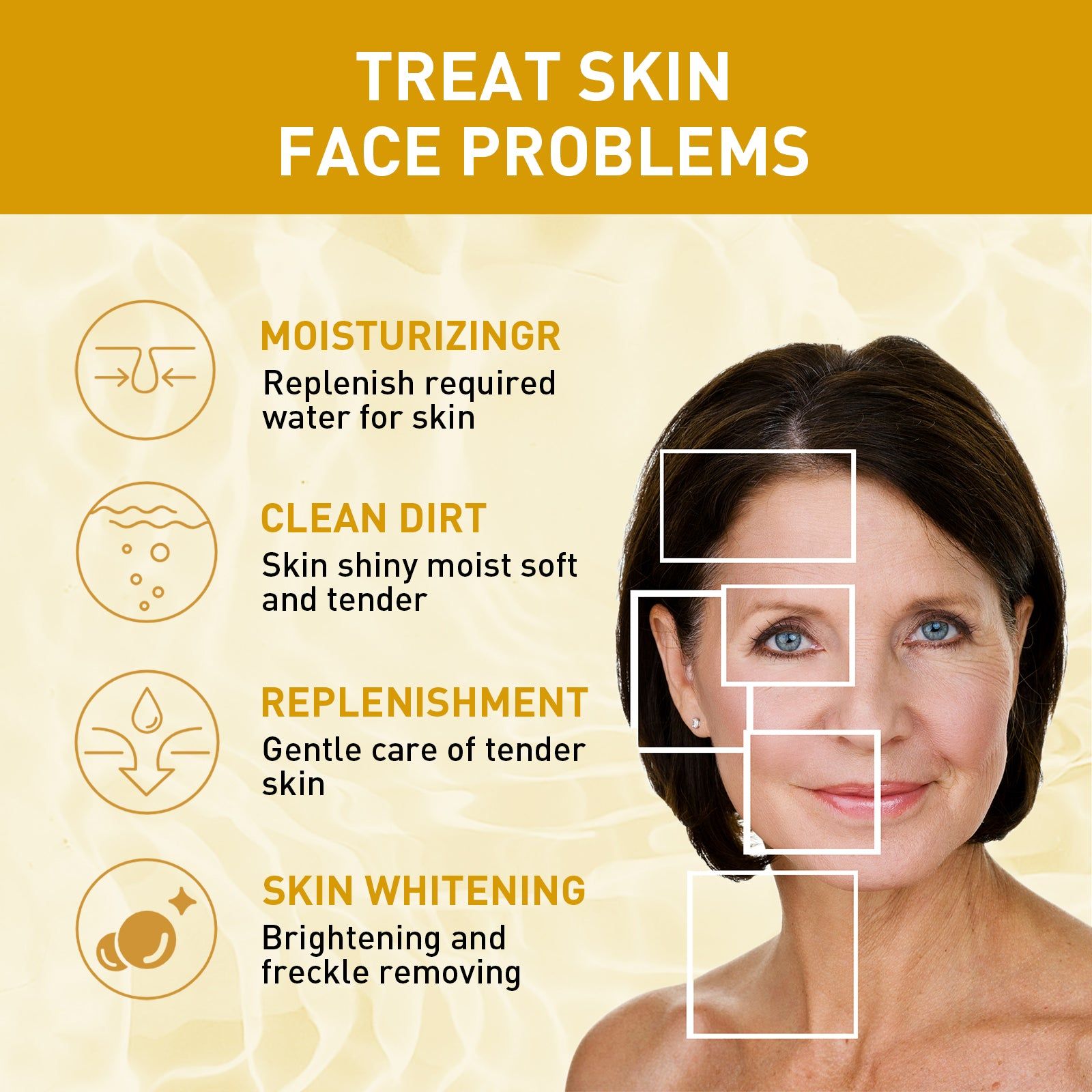 Firming Facial Serum, Anti-Aging, Hydrating, Brightening, Fine Lines, Moisturizer ,30ml