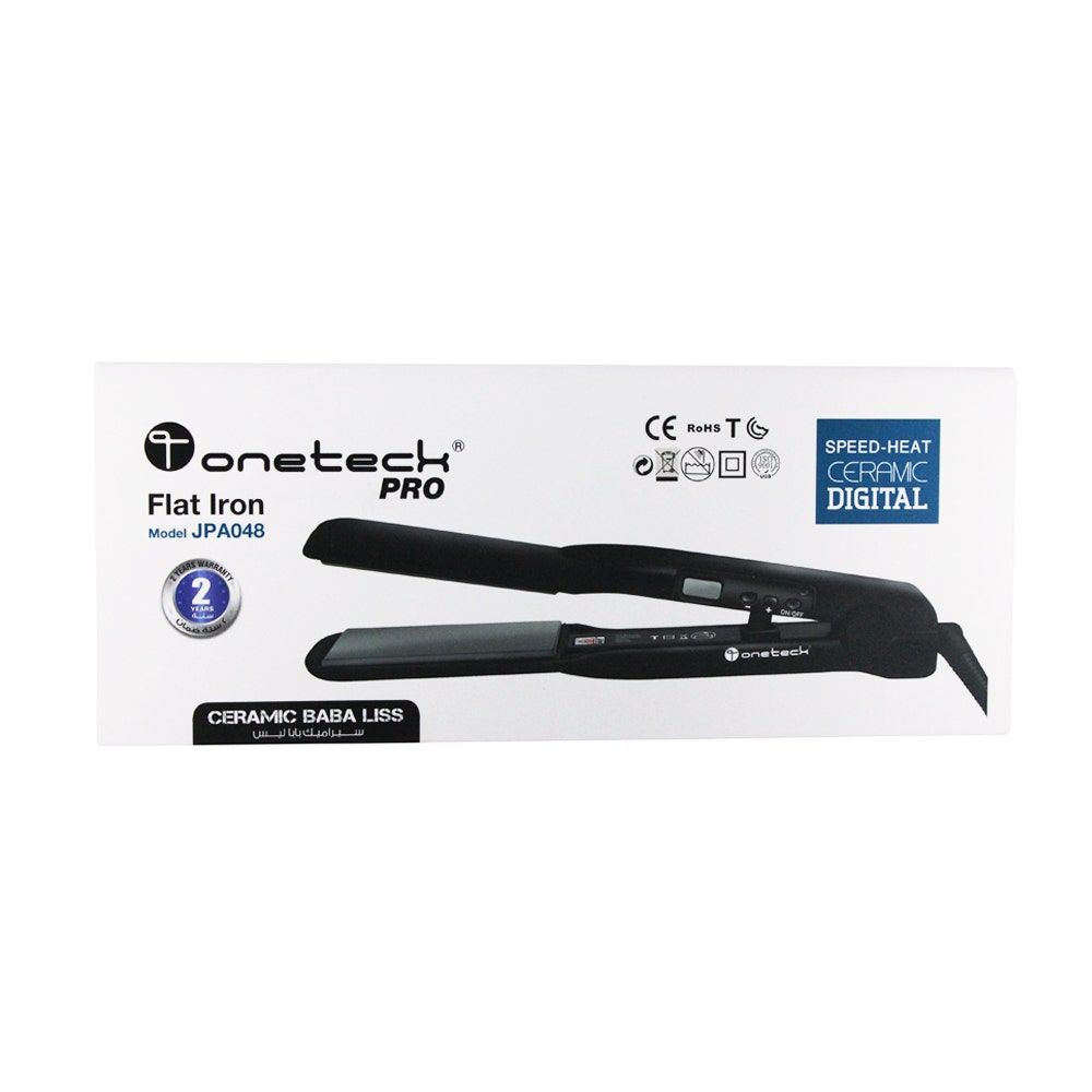 Onetech Pro Flat Iron, Black, JPA048