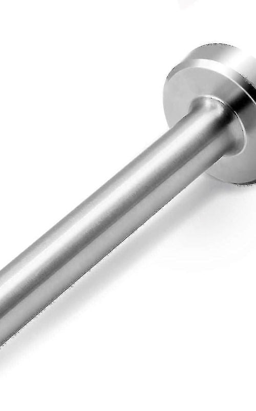 Brushed Stainless Steel Wall Mount Door Stopper With Soft Rubber Bumper