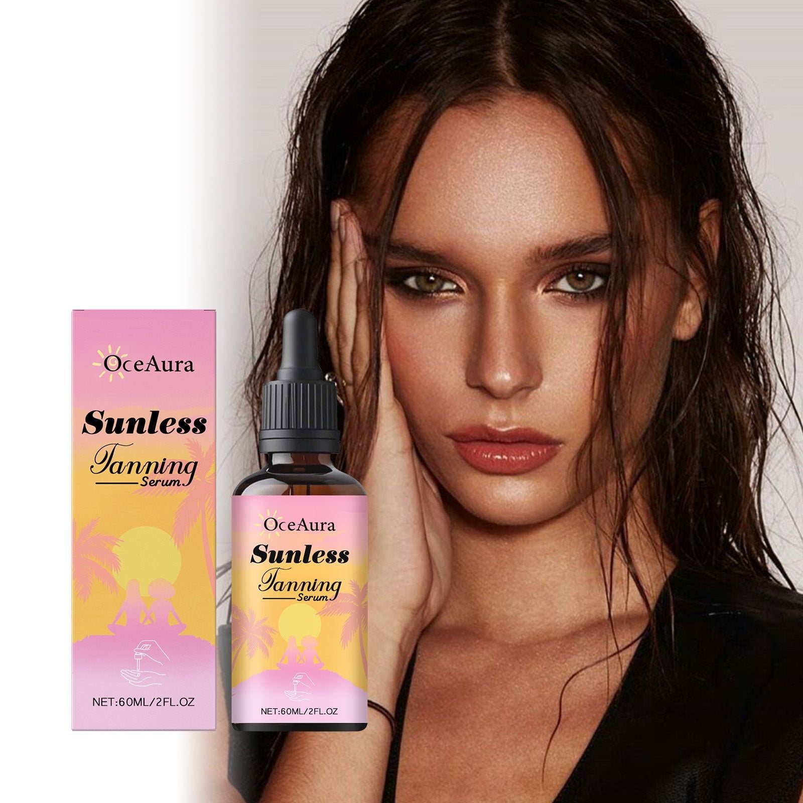 Blackening Boost Essence, Deep Moisturizer, Sun Protection, Brightening Skin ,60ml