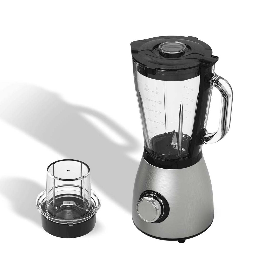 Porodo LifeStyle 800W 1.5L Stainless Steel Blender with Grinder with BS Plug