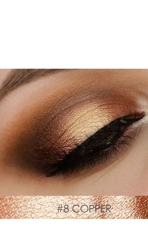 Focallure Waterproof Eyeshadow Stick - 12 Color Palette for Long-lasting Eye Makeup