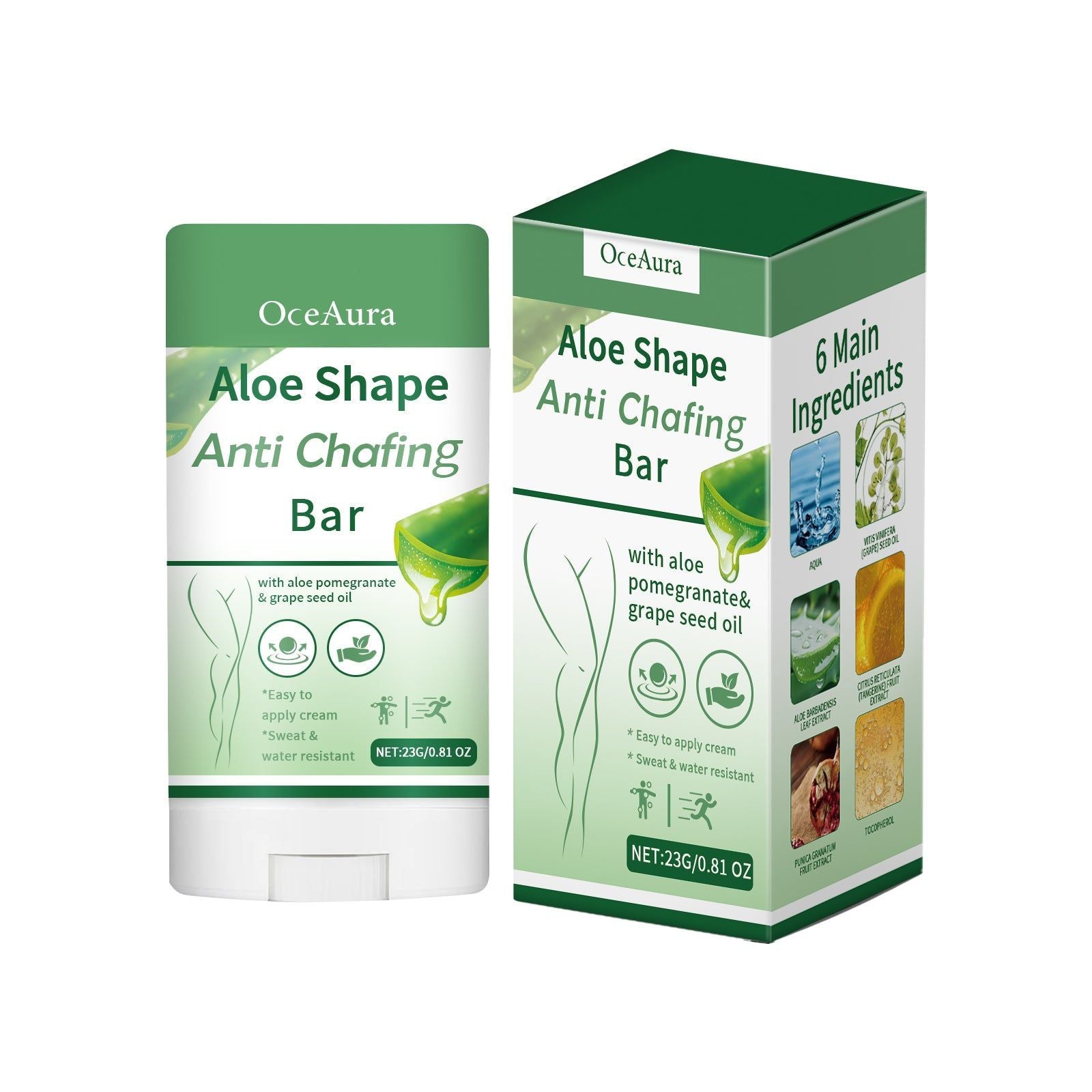 Aloe Vera Slimming and Toning Bar, Anti-Wrinkle, Moisturizing, Body Shaping, Natural Fat Burner ,23g