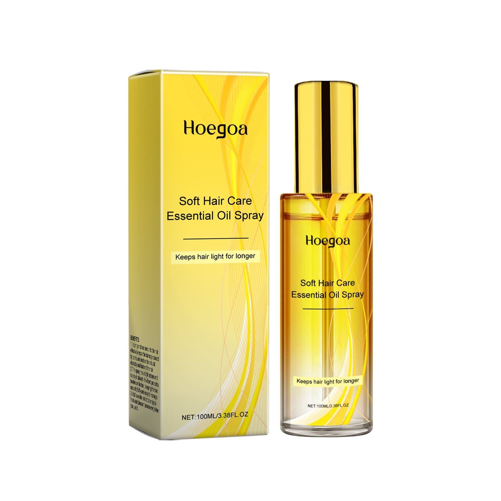 Calendula Hair Oil Spray, Moisturize Hair, Shine & Soften, Daily Hair Care ,100ml