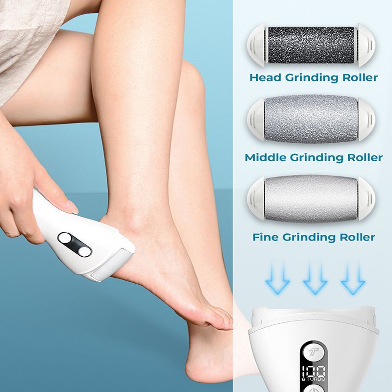 Pritech Electric Foot Callus Remover with LCD Display USB
