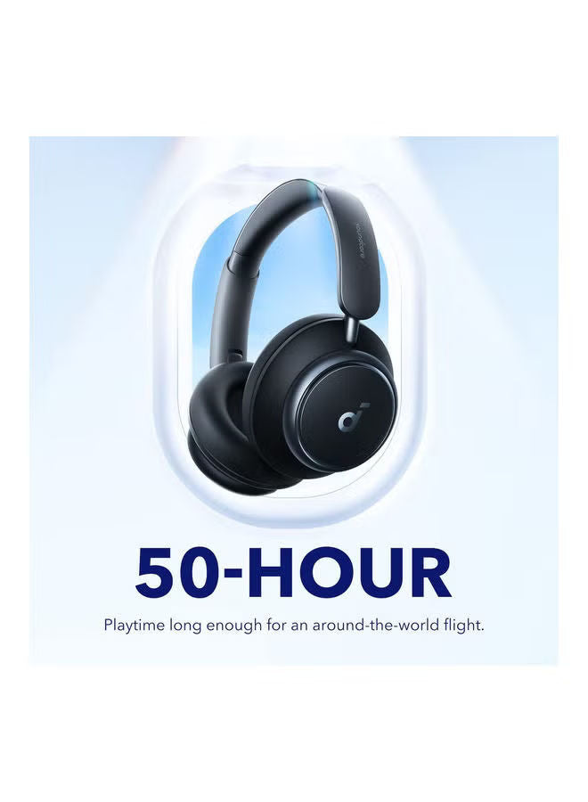 Anker Soundcore SPACE Q45 أسود، سماعات رأس لاسلكية مزودة بتقنية إلغاء الضوضاء