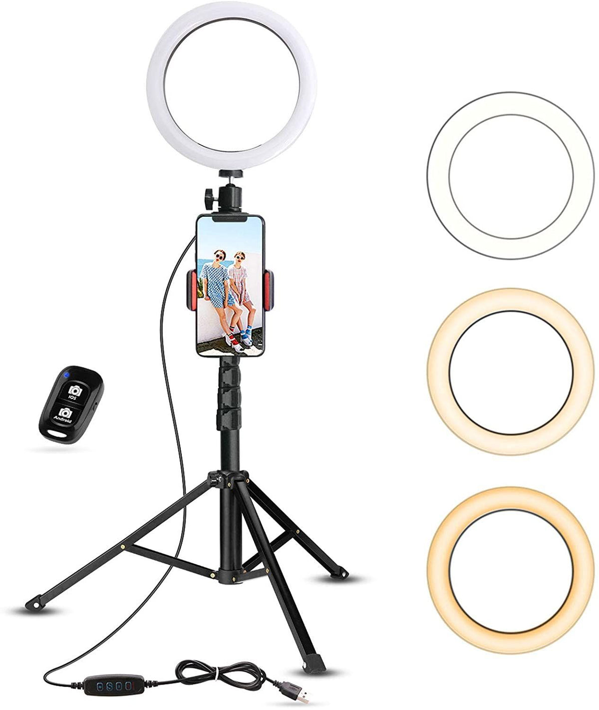 Led Ring Light With Tripod