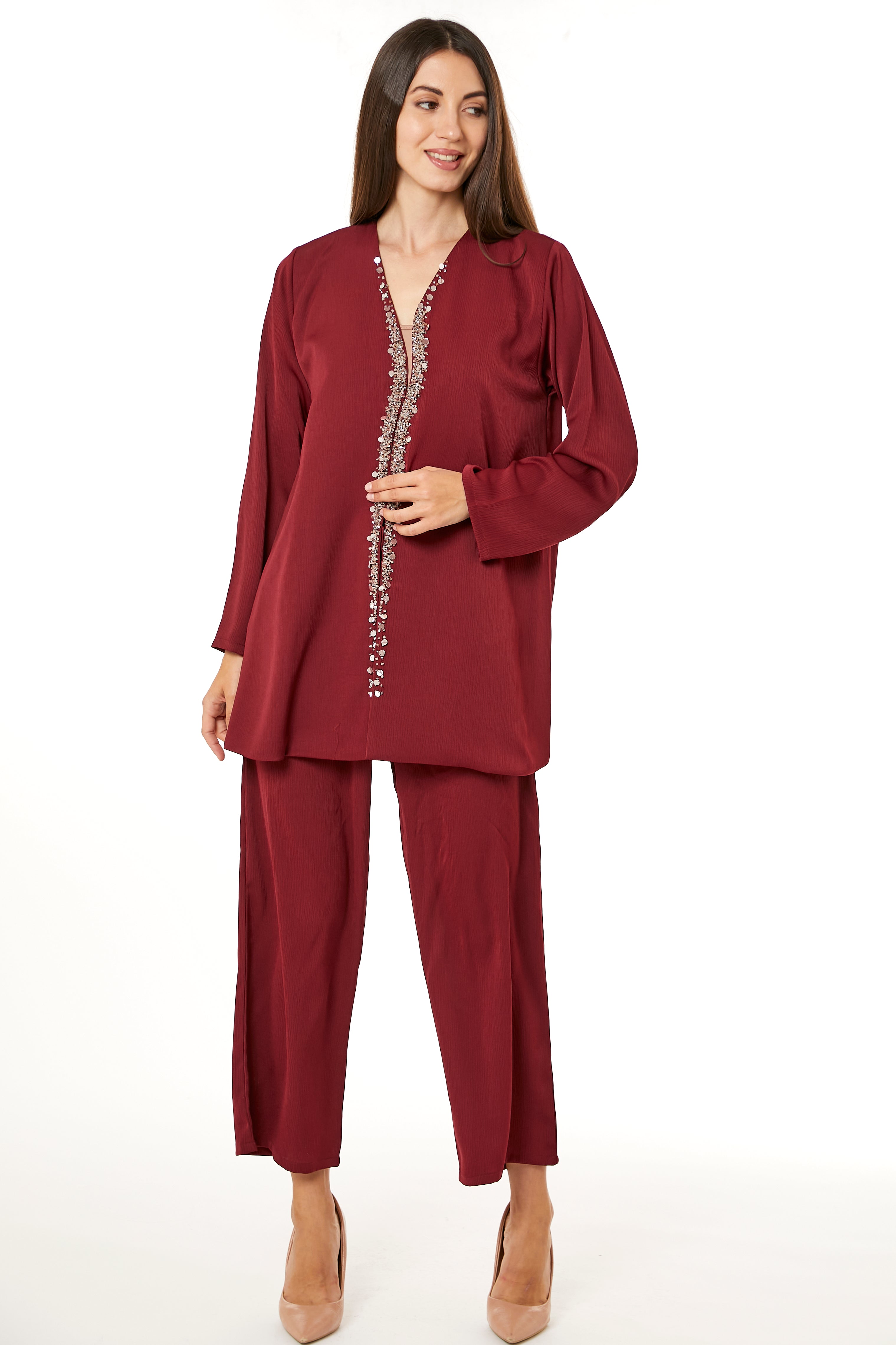 Red Zoom Top and Pants Set