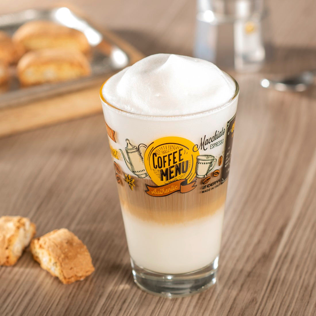 XAVAX 111240 Latte Macchiato Glasses, Stand Display, 168 pcs