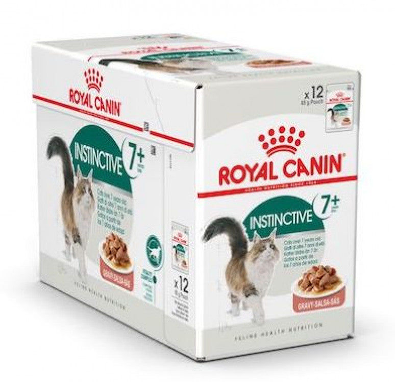 Royal Canin Feline Health Nutrition Instinctive +7 Gravy - 12 Wet Food Pouches