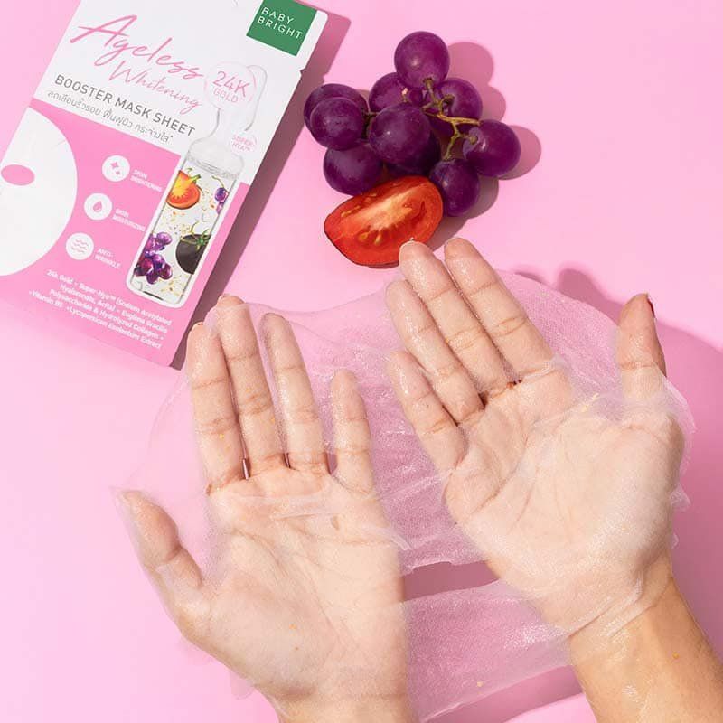 Ageless Whitening Booster Mask Sheet 20g <br/> BABY BRIGHT (F)