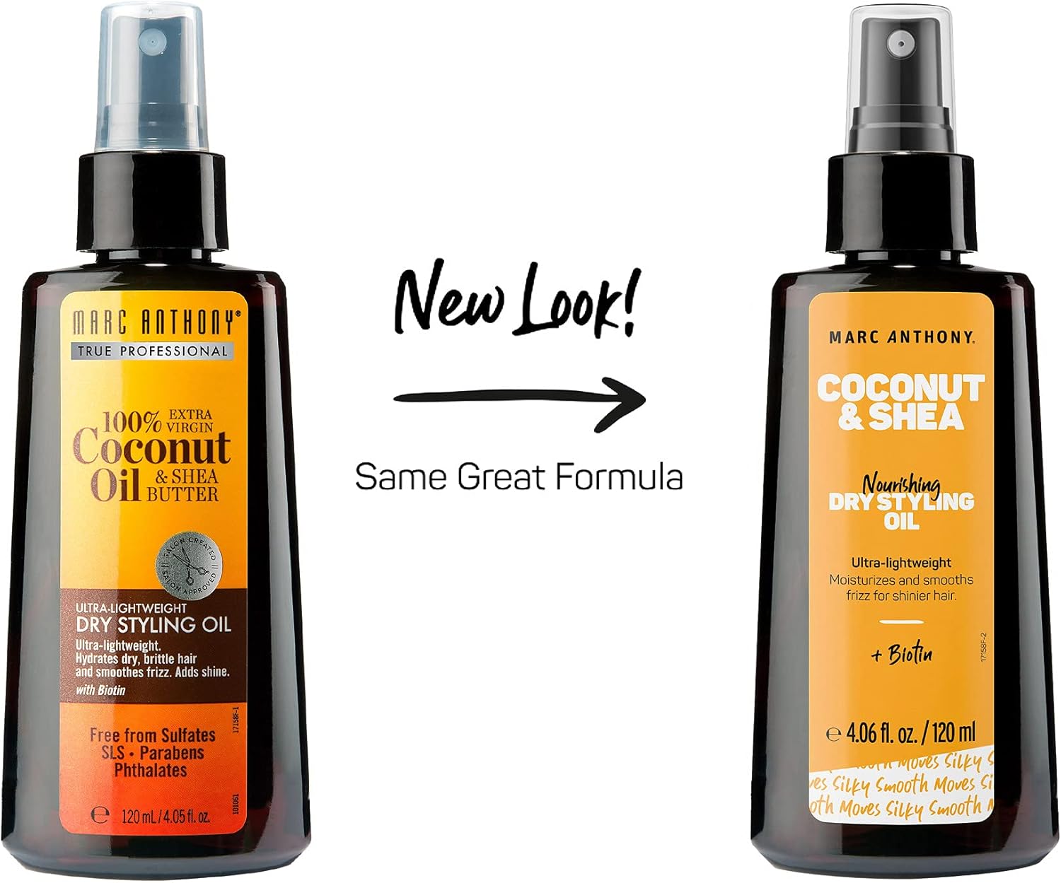 Marc Anthony 100% Extra Virgin Coconut Oil & Shea Butter Dry Styling Oil, 120 Ml