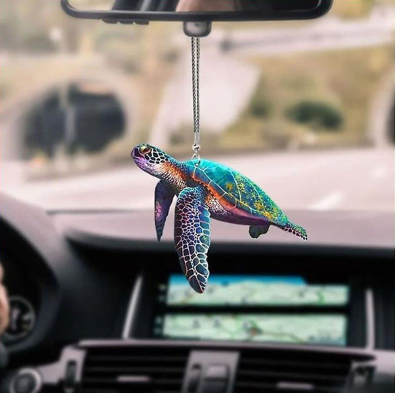 Sea Turtle Hanging Ornament Car Interior Decoration Vehicle Accessories Decor