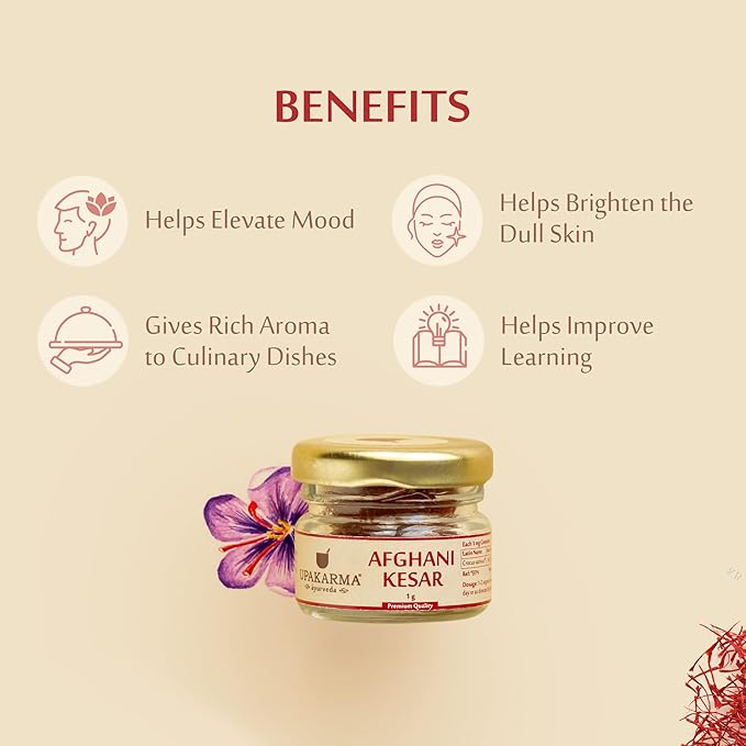 UPAKARMA Afghani Kesar Saffron Original 1 gram