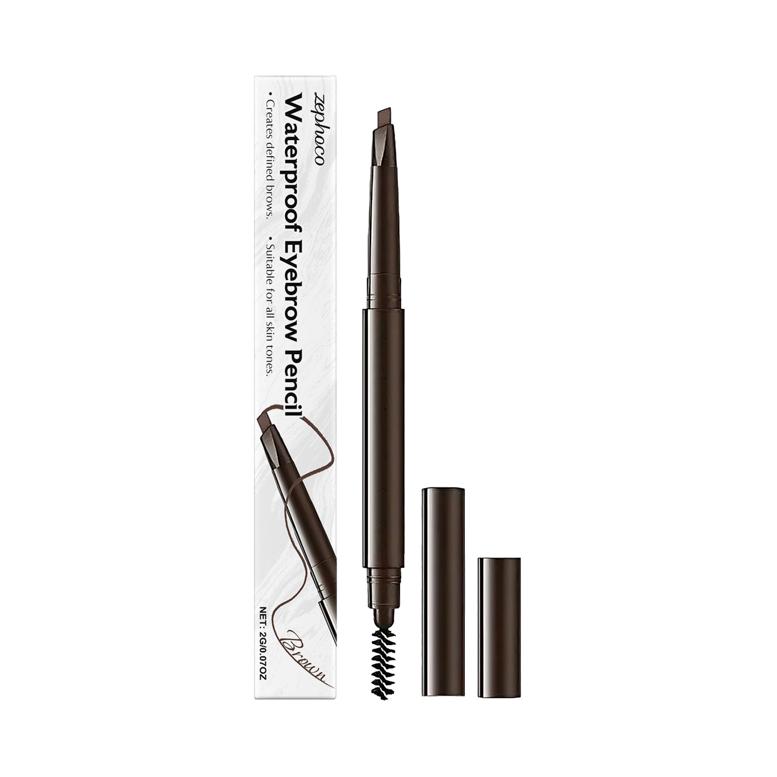 Waterproof Eyebrow Pencil, Natural 3D Brow Shaping, Long-Lasting, Smudge-Proof ,2g