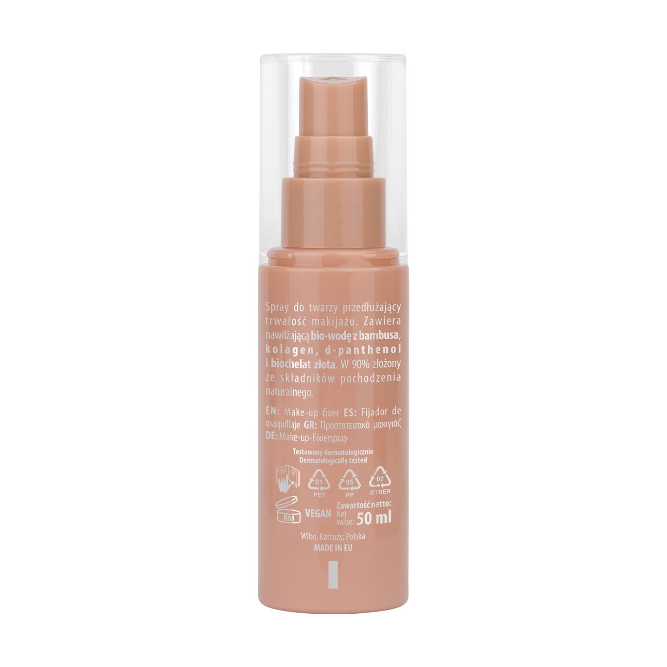NAM Pro Setting Spray, Quick-Dry Vegan Matte-Finish Makeup Fixer, 50ml