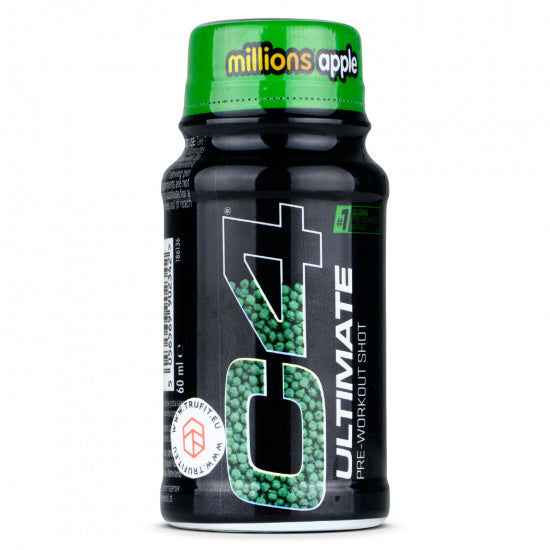 C4 PRE-WORKOUT SHOT MILLIONS APPLE 60 ML