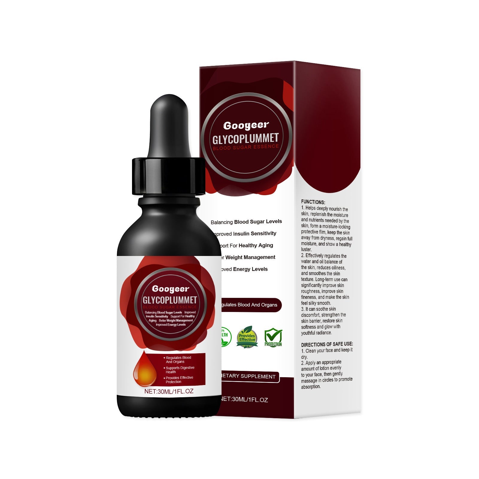 Blood Sugar Control Solution, Natural Body Care for Diabetes Prevention, Herbal Blood Sugar Support ,30ml
