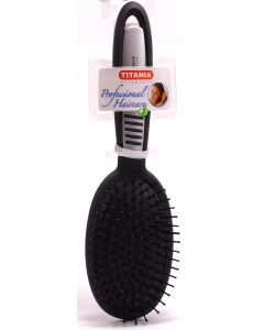 Titania 1361 Pneumatic Brush,10 Rows,Black/Silvr