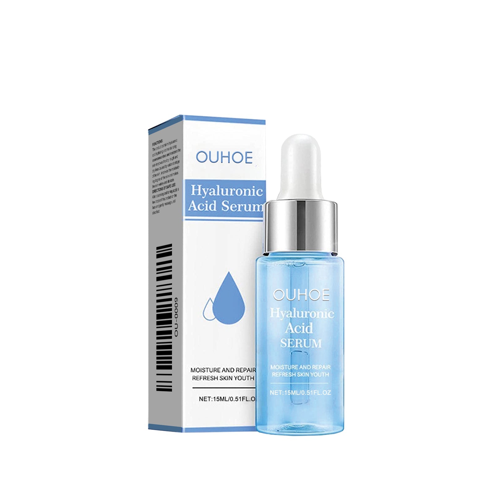 Deep Curing Hyaluronic Acid Serum, Fade Wrinkles, Hydrating, Anti-Aging, Skin Firming ,15ml