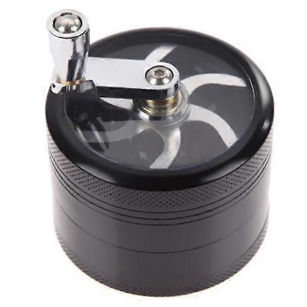 Large Hand Cranking Grinder Zinc Alloy Grinder With Handle, Upgraded 2.5 Inch Hand Cranked Grinder