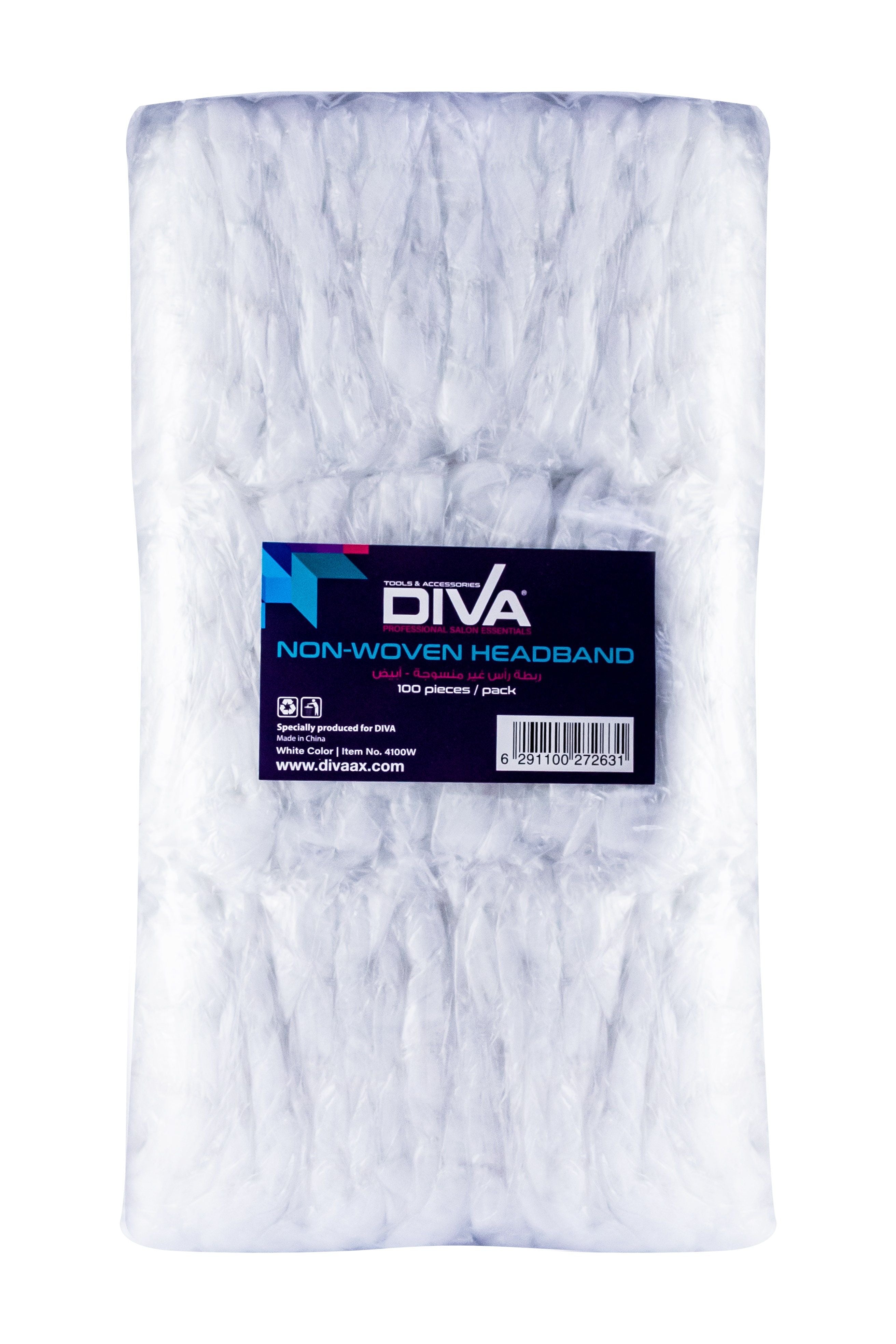 Diva Disposable Headband Non Woven, 100pcs/Pack