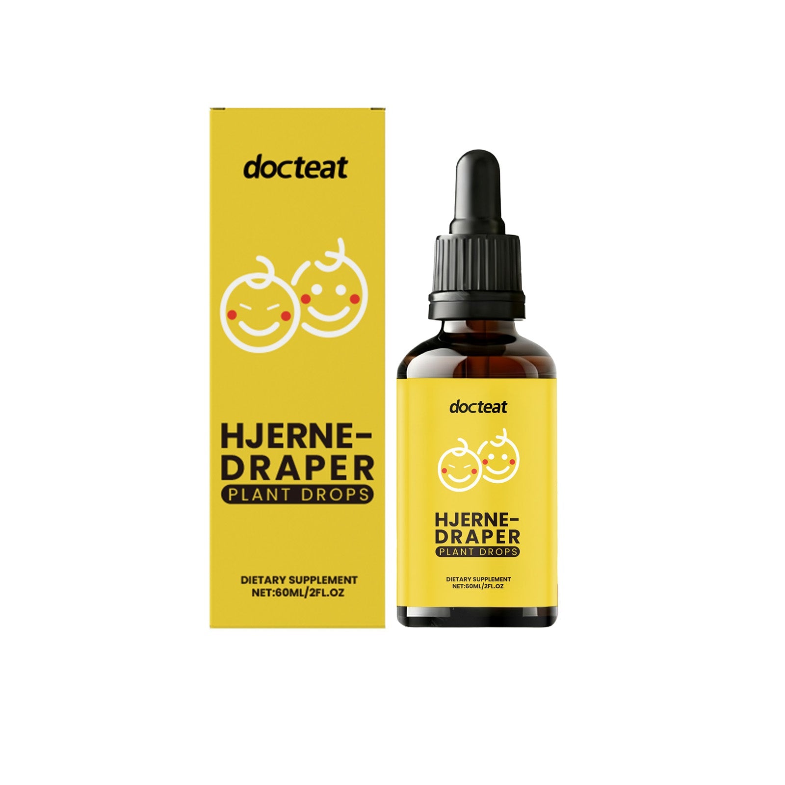 Boost Focus and Vitality with Plant Drops, Natural Brain Support, Daily Energy ,60ml