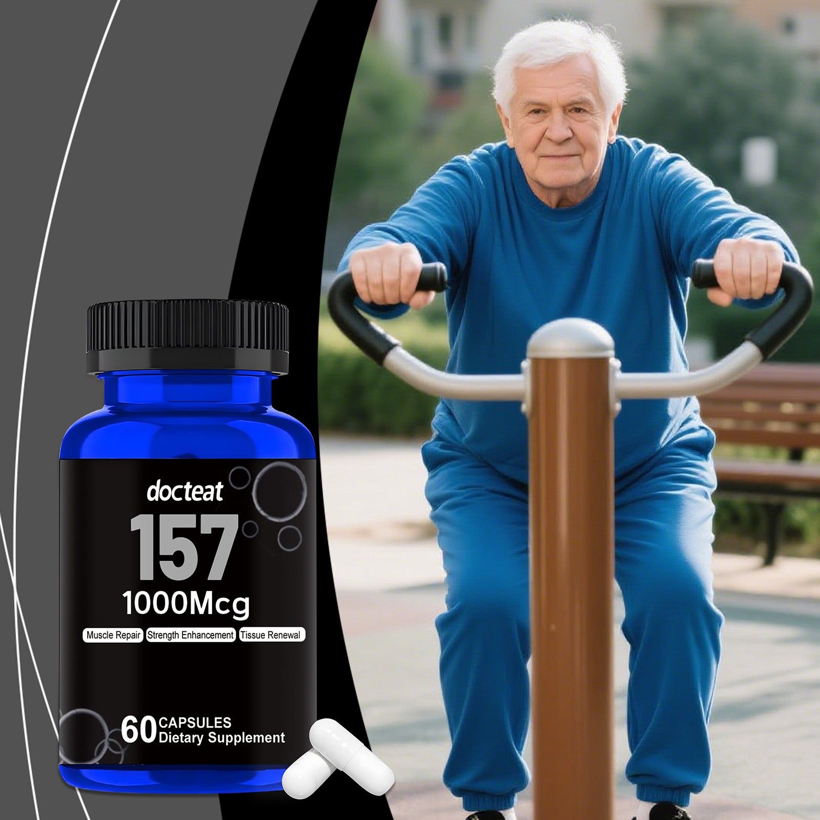 Boost Your Body Care with BPC-157 Capsules, Enhance Muscle Recovery & Vitality ,60 capsules