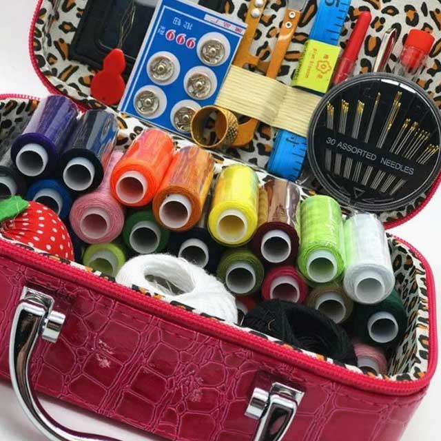 High-End Sewing Box Set - Premium Storage Organizer for Sewing Tools, Threads, Needles, and Accessories